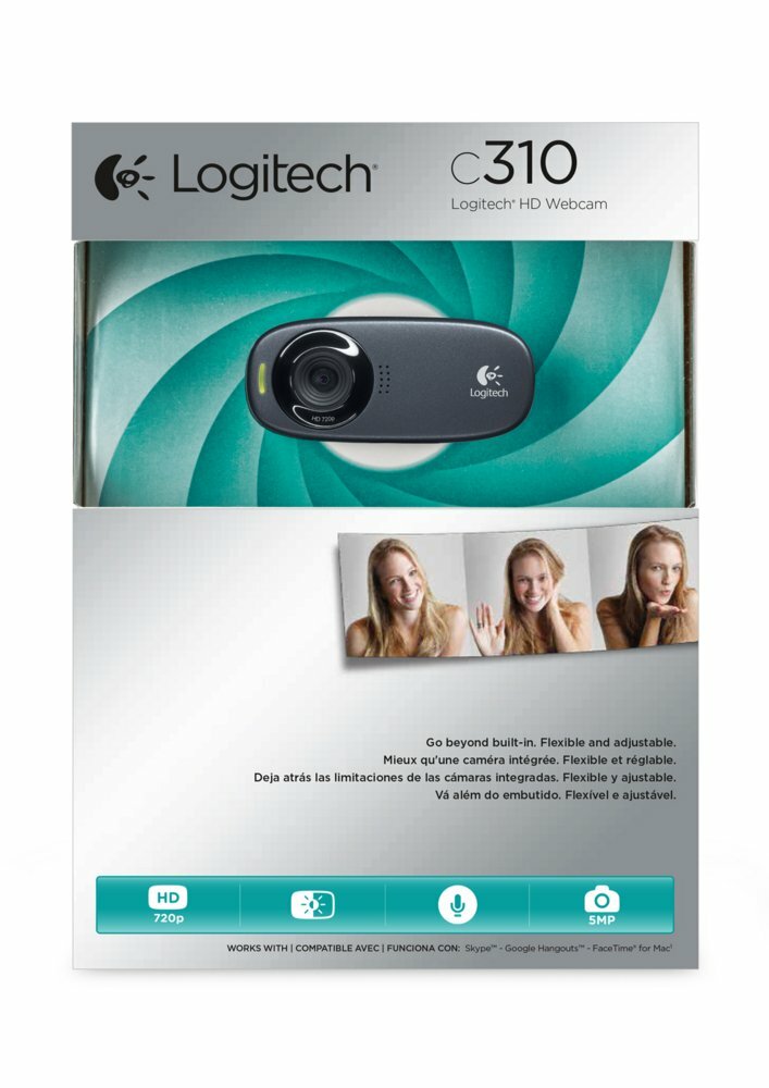 Logitech C310 HD | 720p 30FPS USB Webcam met Microfoon