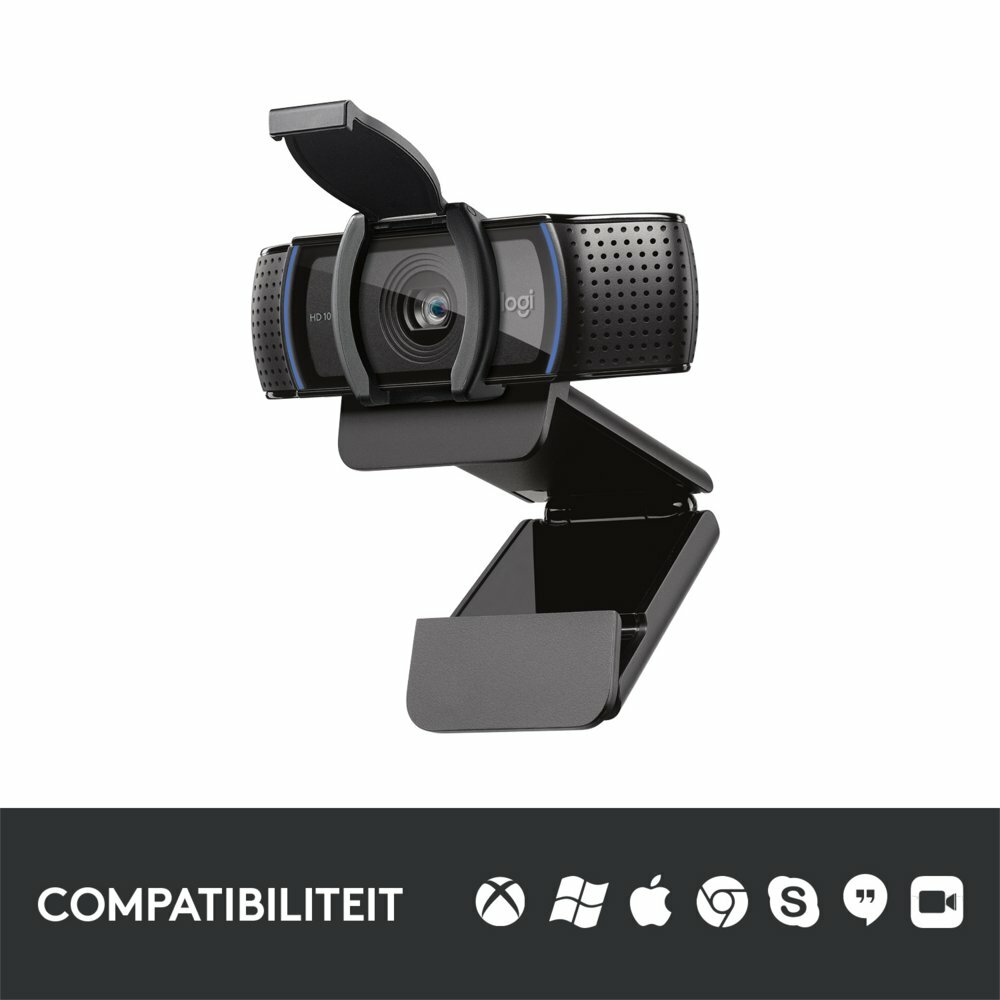 Logitech C920s PRO | 1080p 30FPS USB Webcam met Microfoon