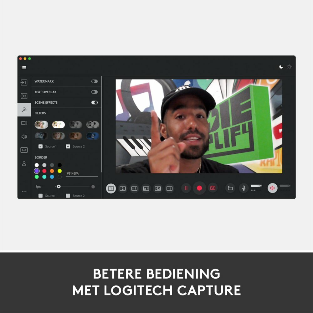 Logitech StreamCam | 1080p 60FPS USB-C Webcam met Microfoon | Grafiet