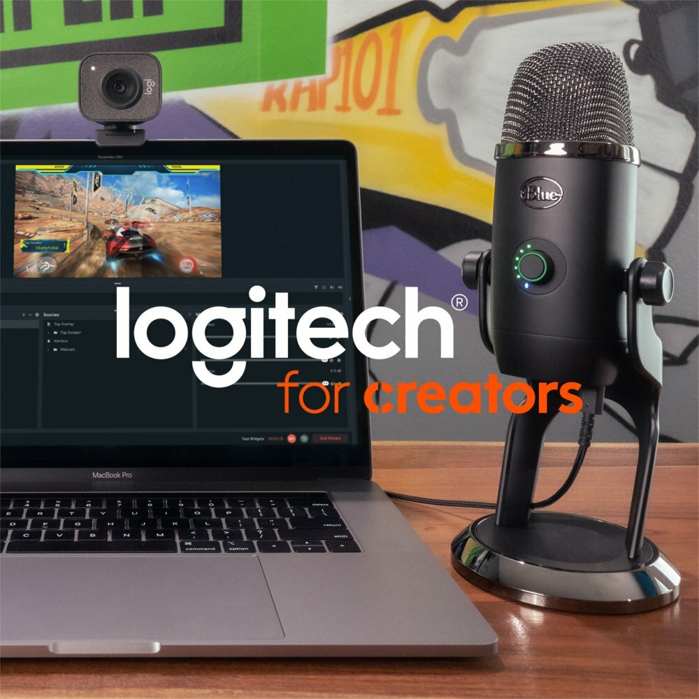 Logitech StreamCam | 1080p 60FPS USB-C Webcam met Microfoon | Grafiet