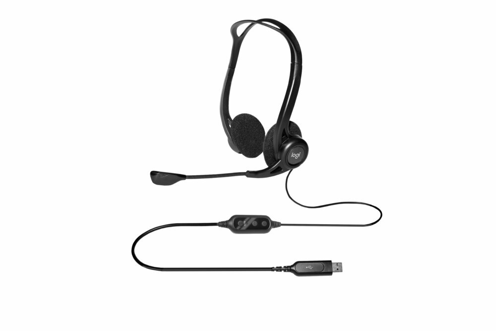 Logitech H960 | Bedrade On-ear Headset USB-A | Zwart