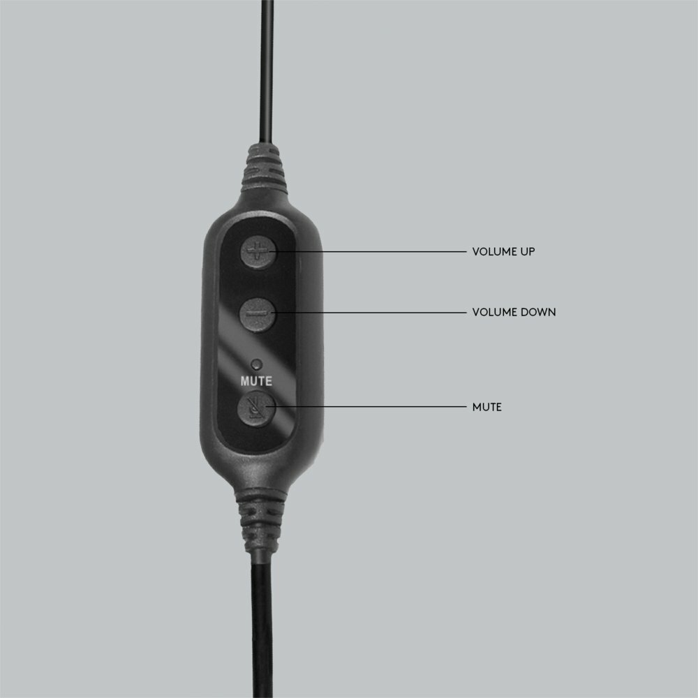 Logitech H960 | Bedrade On-ear Headset USB-A | Zwart