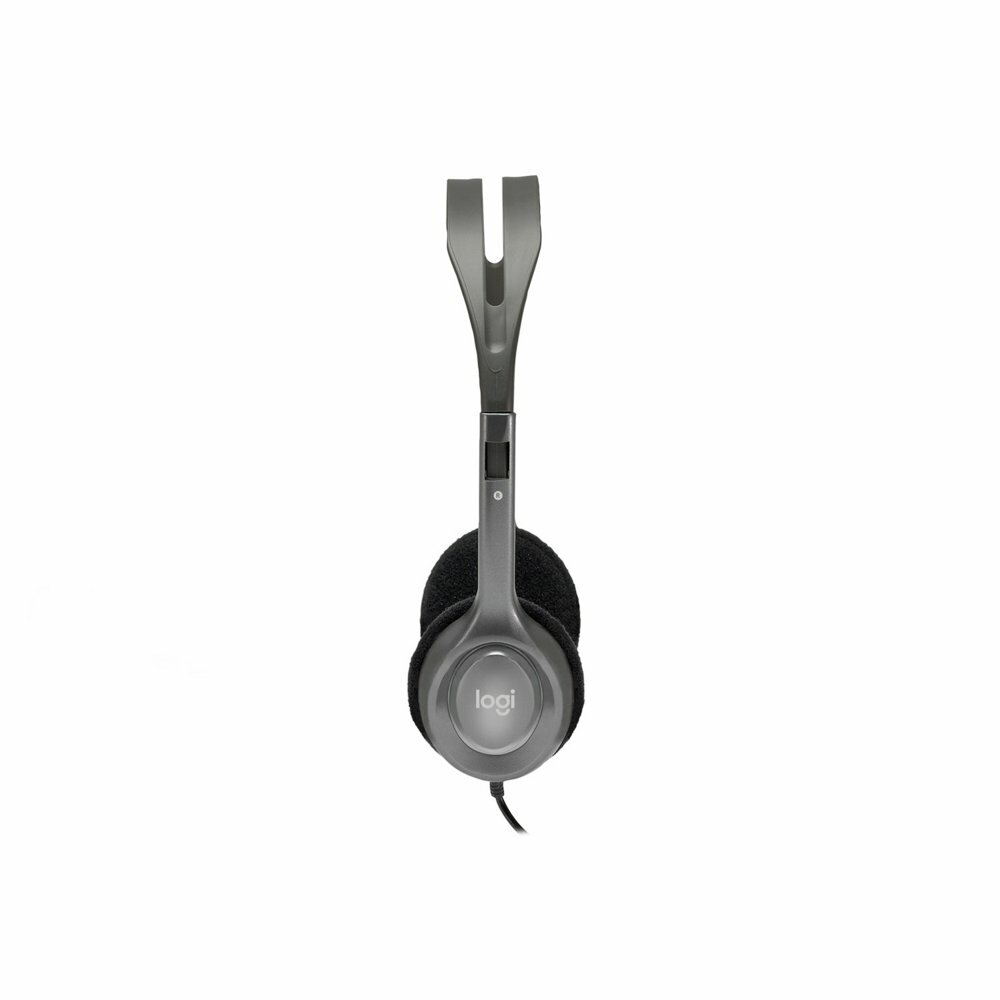 Logitech H110 | On-Ear Bedrade 3,5mm Koptelefoon met Microfoon | Zwart/Zilver