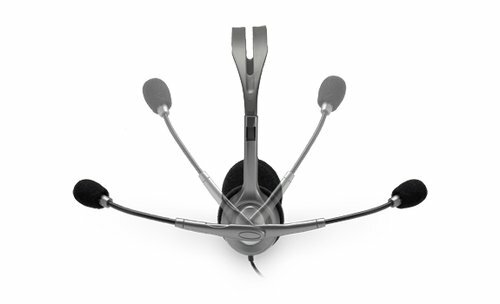 Logitech H110 | On-Ear Bedrade 3,5mm Koptelefoon met Microfoon | Zwart/Zilver