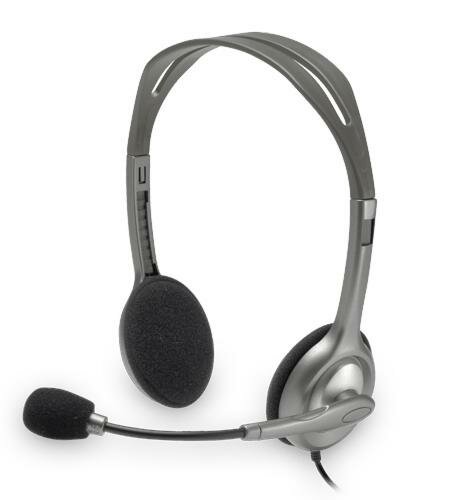 Logitech H110 | On-Ear Bedrade 3,5mm Koptelefoon met Microfoon | Zwart/Zilver