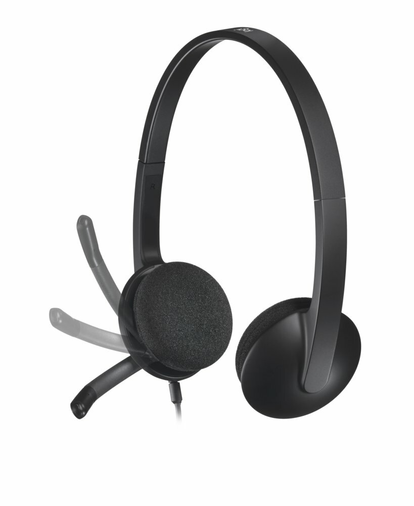 Logitech H340 | Bedrade On-Ear USB Headset | Zwart