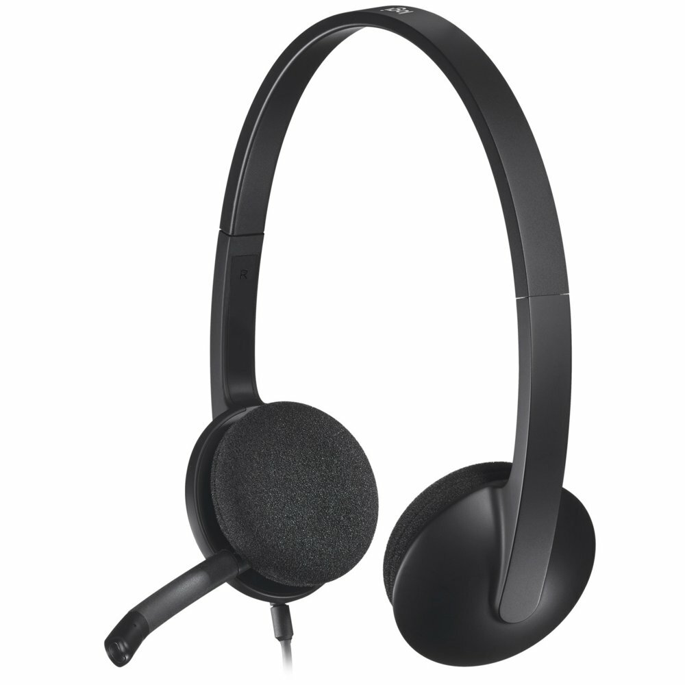 Logitech H340 | Bedrade On-Ear USB Headset | Zwart