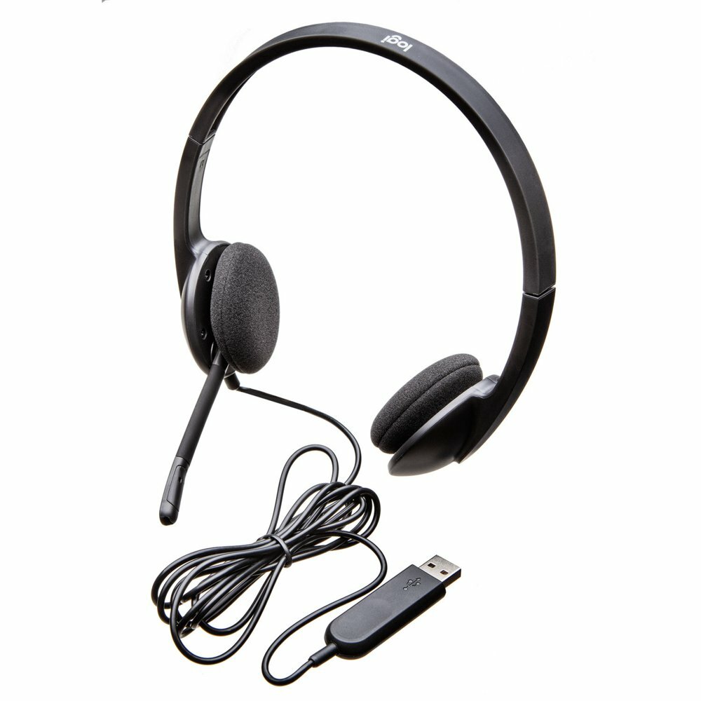 Logitech H340 | Bedrade On-Ear USB Headset | Zwart