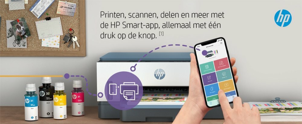 HP Smart Tank 7006 | All-in-One Inkjetprinter | 4800 x 1200 DPI | Wi-Fi | Kleur