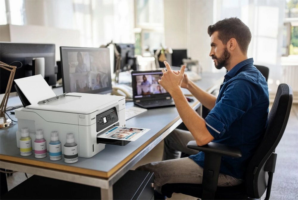 Canon MAXIFY GX3050 | All-in-One Inkjetprinter | A4 | 600 x 1200 DPI | Wi-Fi | Kleur