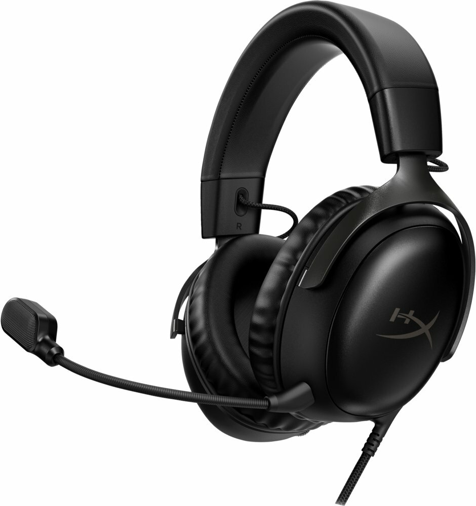 HyperX Cloud III | Bedrade Over-ear Gaming Headset | 3.5mm + USB-A + USB-C | Zwart