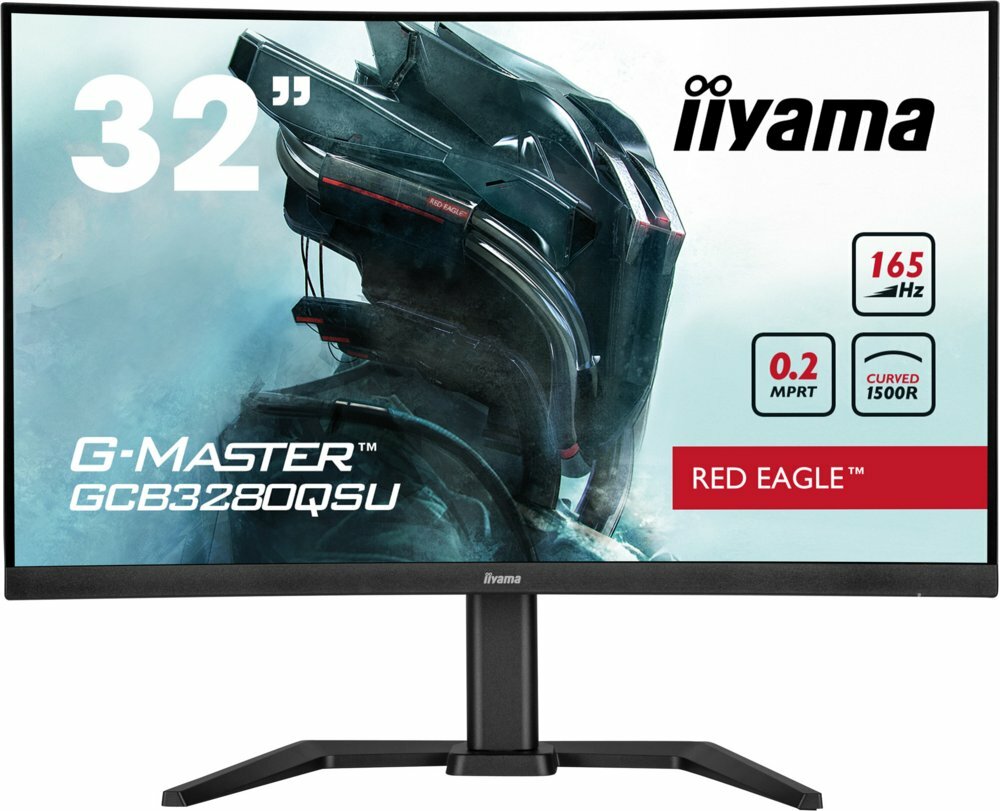 iiyama G-MASTER GCB3280QSU-B1 | 31.5" Monitor | 2560 x 1440 | QHD | LED | Zwart