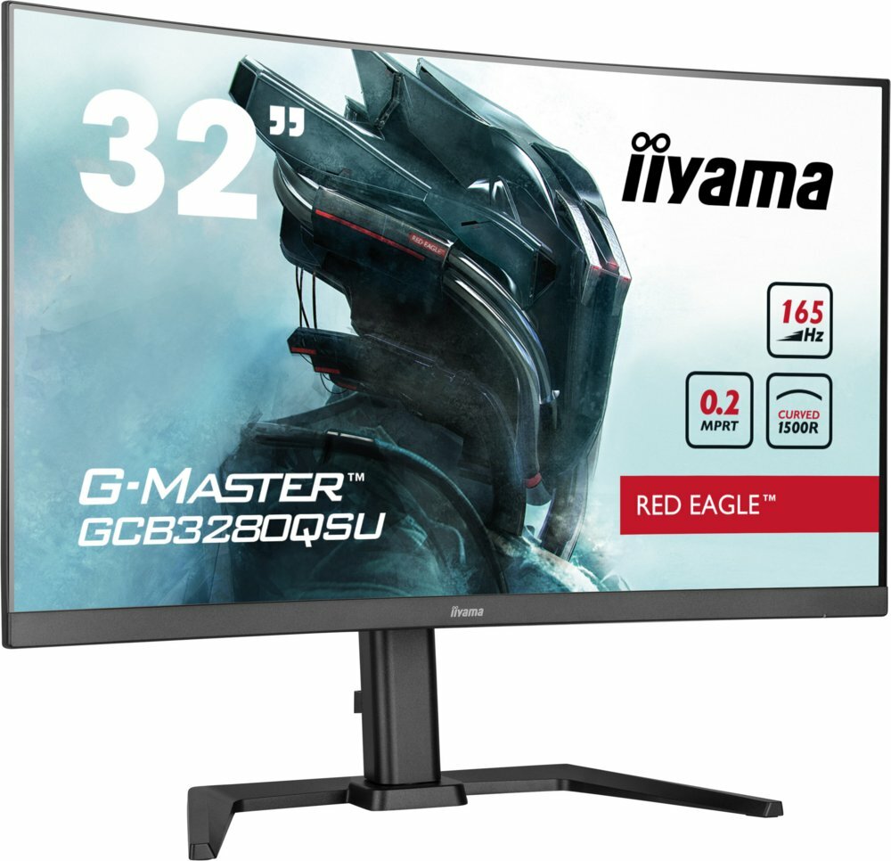 iiyama G-MASTER GCB3280QSU-B1 | 31.5" Monitor | 2560 x 1440 | QHD | LED | Zwart