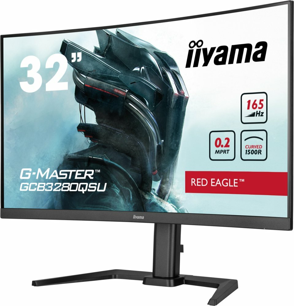 iiyama G-MASTER GCB3280QSU-B1 | 31.5" Monitor | 2560 x 1440 | QHD | LED | Zwart