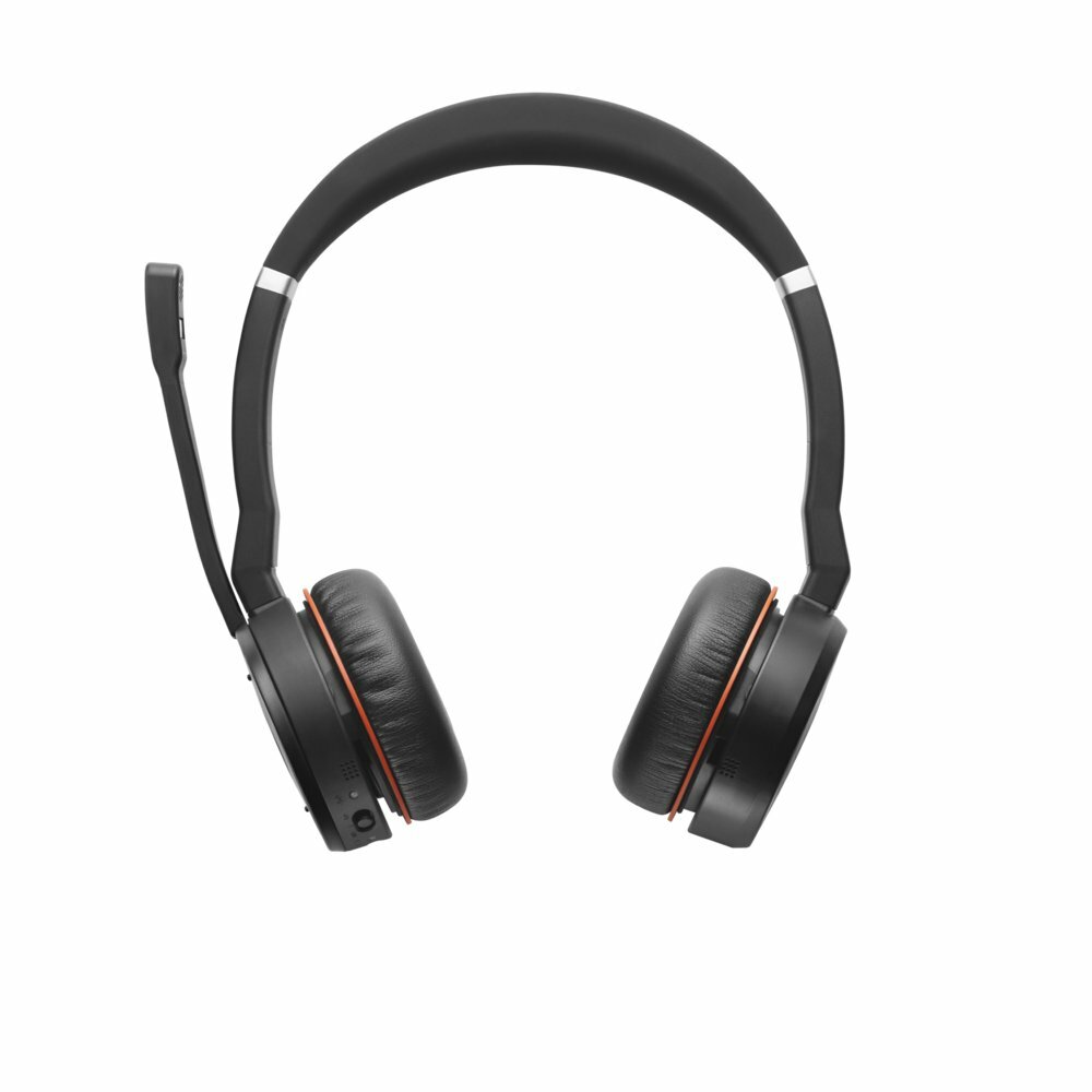 Jabra Evolve 75 | Draadloze On-Ear Stereo Headset | Bluetooth | Zwart