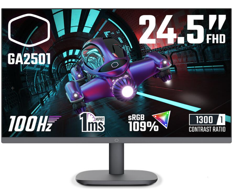 CoolerMaster 62,5cm (24,5") GA2501 16:9 VGA+HDMI FHD 100Hz