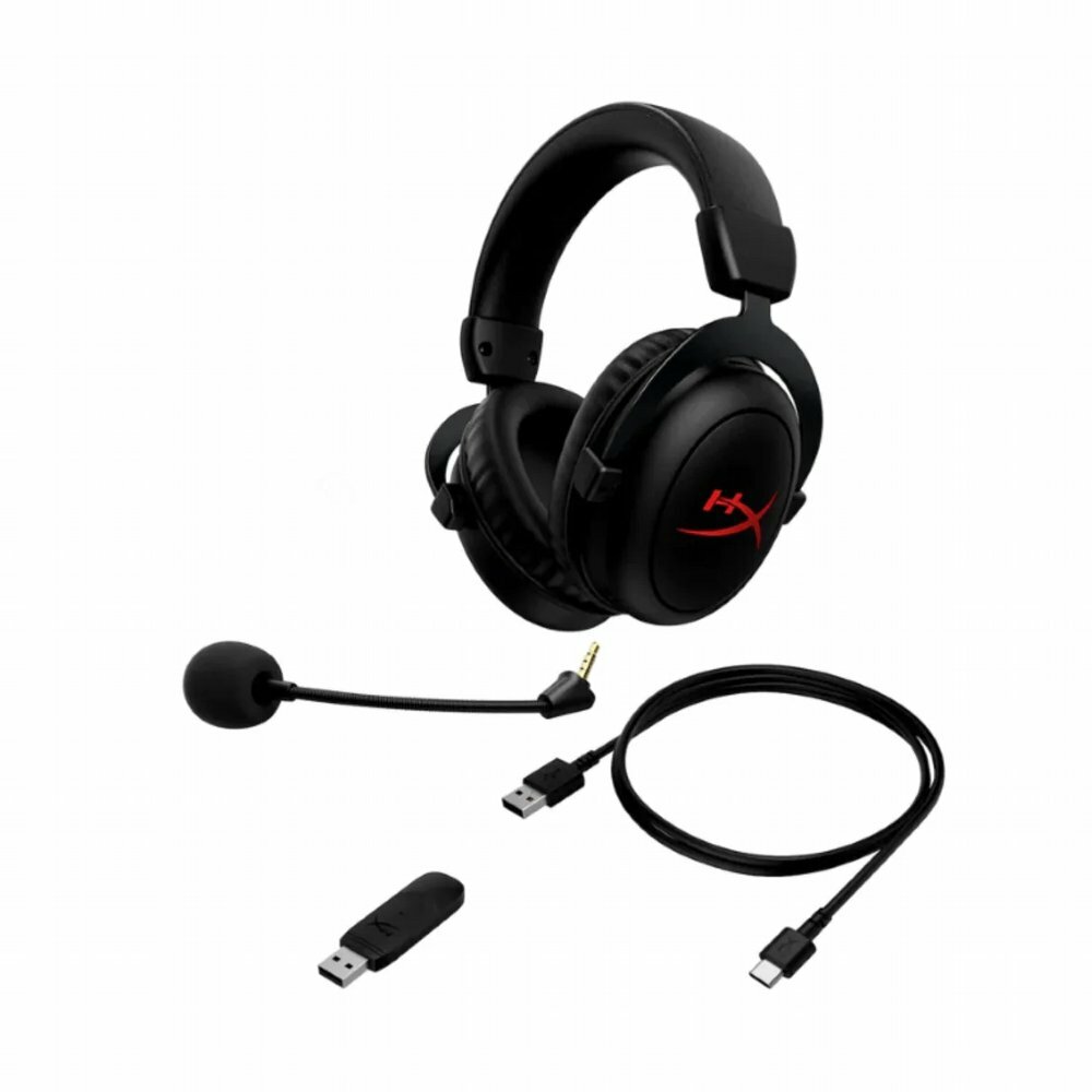 HyperX Cloud II Core | Draadloze Over-Ear Gaming Headset | USB-A Receiver &amp; 3.5mm | Zwart