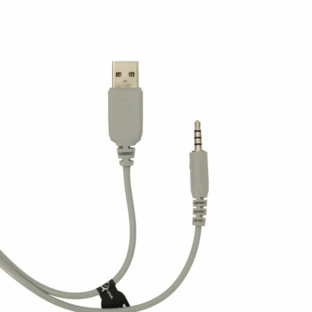 White Shark Firefly RGB | On-Ear Gaming Headset | 3,5mm Connector &amp; USB-A | Wit
