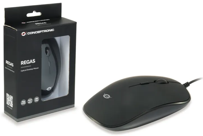 CONCEPTRONIC REGAS01B muis bedraad USB