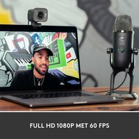 Logitech StreamCam | 1080p 60FPS USB-C Webcam met Microfoon | Grafiet