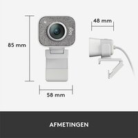 Logitech StreamCam | 1080p 60FPS USB-C Webcam met Microfoon | Wit