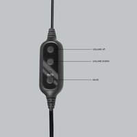 Logitech H960 | Bedrade On-ear Headset USB-A | Zwart