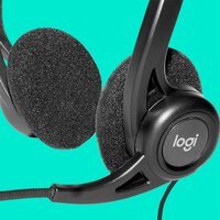 Logitech H960 | Bedrade On-ear Headset USB-A | Zwart