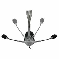 Logitech H110 | On-Ear Bedrade 3,5mm Koptelefoon met Microfoon | Zwart/Zilver