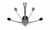 Logitech H110 | On-Ear Bedrade 3,5mm Koptelefoon met Microfoon | Zwart/Zilver