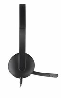 Logitech H340 | Bedrade On-Ear USB Headset | Zwart