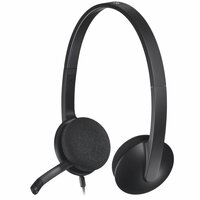 Logitech H340 | Bedrade On-Ear USB Headset | Zwart