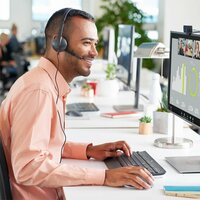 Logitech H340 | Bedrade On-Ear USB Headset | Zwart