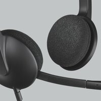 Logitech H340 | Bedrade On-Ear USB Headset | Zwart