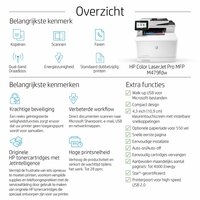 HP Color LaserJet Pro MFP M479fdw | All-in-One Laserprinter | A4 | 600 x 600 DPI | Wi-Fi | Kleur