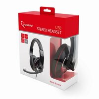 Gembird MHS-001 | Bedrade On-Ear Headset USB-A | Zwart