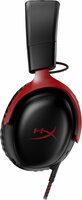 HyperX Cloud III | Bedrade Over-ear Gaming Headset | 3.5mm + USB-A + USB-C | Zwart/Rood