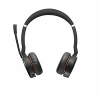 Jabra Evolve 75 | Draadloze On-Ear Stereo Headset | Bluetooth | Zwart