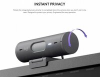 Logitech Brio 500 | Full HD Webcam (1920x1080) | 4 MP | USB-C | Grafiet