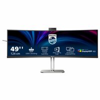 Philips 49B2U5900CH | 49" Dual QHD VA Curved | 75Hz | USB-C 100W | KVM | 5MP Webcam | Ultrawide Monitor