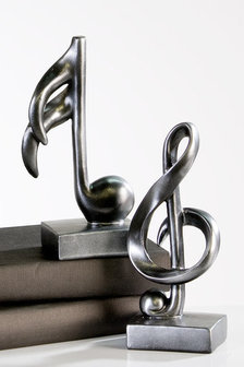 Design sculptuur muziek 18cm hoog