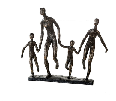 Sculptuur gezin / familie