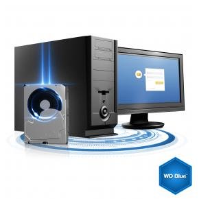 Western Digital WD10EZEX CAVIAR BLUE HDD, 1TB, 3.5&quot;, SATA3, 64MB, 7200RPM, 150 MiB/s, 6.8W