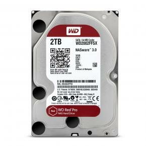 Western Digital WD2002FFSX RED Pro HDD, 2TB, 3.5&quot;, SATA3 6Gbps, 7200 RPM, 64 MB, 164 MiB/s, CMR