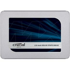 Crucial CT1000MX500SSD1 MX500 Internal SSD, 1TB, 2.5&quot;, SATA3 6Gbps, w/ 9.5mm adapter