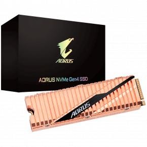 Gigabyte GP-ASM2NE6200TTTD AORUS SSD, 2 TB, M.2 NVMe Gen4, 3D TLC, 5000/ 4400MB/s, 750K/700K IOPS