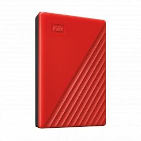 Western Digital WDBPKJ0040BRD-WESN My Passport External HDD, 4TB, USB 3.2 Gen 1, Red