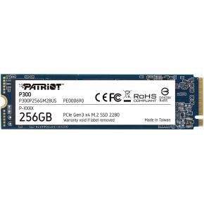 Patriot P300P256GM28 P300 SSD, 256GB, M.2 2280, PCIe NVMe Gen3 x 4, 1700/1100 MB&quot;s, 290K IOPS, 2W