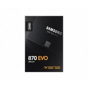 Samsung MZ-77E250B 870 EVO SSD, 250B, 2.5&quot;, SATA-3 6 Gbps, 3D V-NAND, 512 MB DDR4, 560/ 550 MB/s