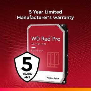 Western Digital WD161KFGX RED Pro NAS HDD 16TB, 3.5&quot;, 7200 RPM, Serial ATA III, 512MB, CMR