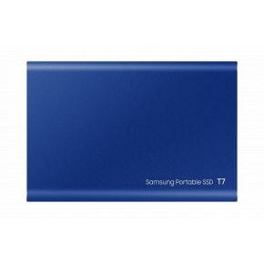 Samsung MU-PC2T0H/WW T7 Portable SSD, 2 TB, USB Type-C, 3.2 Gen 2 (3.1 Gen 2) 1050 MB/s, Blue